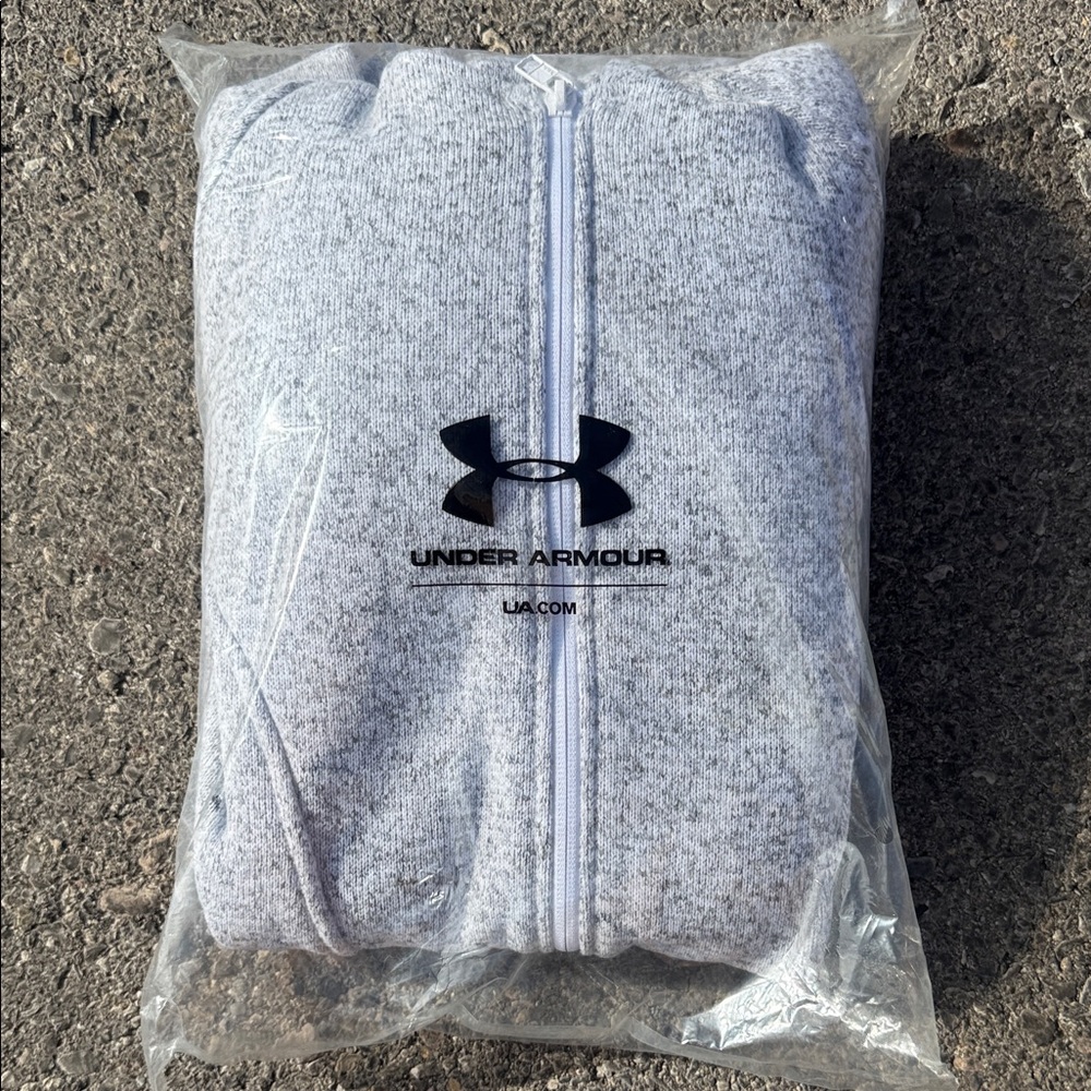 FINAL SALE 🏷️ Under Armour Women's Heathered Gray Zip-Up Jacket